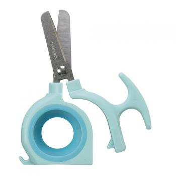 Three-function scissors (Blue)